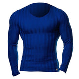 Knitted Tshirt Men Slim Fit Sweater Casual Tee Shirt Pullover V Neck Knitting T-shirt Fashion Solid Warm Top Plus Size 3XL 2019