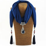 2017 Bijoux Fashion Ethnic Necklace For Women Multicolor ceramic Beads peacock Statement scarf Necklaces Bohemian Jewelry