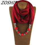 Long Necklaces For Women Scarf Pendant