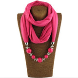Long Necklaces For Women Scarf Pendant