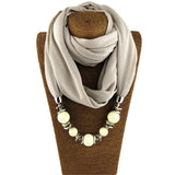 Long Necklaces For Women Scarf Pendant
