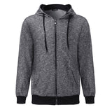Autumn Winter Men's Hoodies Tracksuit Sweatshirts Long Sleeve Cotton Hoodie Hooded Casual Sweatshirt Hombre Fashion Zipper Coat