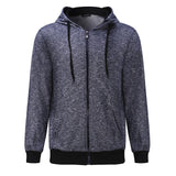 Autumn Winter Men's Hoodies Tracksuit Sweatshirts Long Sleeve Cotton Hoodie Hooded Casual Sweatshirt Hombre Fashion Zipper Coat