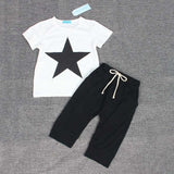 Bear Leader Baby Clothing Sets 2018 Summer Style Baby Girls Boys Clothes Black Letter T-shirt+Imitation cowboy pants 2pcs suit