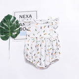 Bear Leader Baby Dresses 2019 Summer Sleeveless Dress Cute Girls Sets Short Pants Dress Printing Patten For Baby Vest