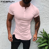 2019 Basic Men T Shirt Short Sleeve Muscle Tee Joggers Bodybuilding Plain Tee Man Clothes Slim Fit White Shirts Plus Size 3XL