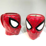 Movie character decor Avengers 3D Spider-Man statue mug