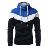 Sudaderas Hombre 2019 Autumn Winter Men Sweatshirt Slim Fit Hooded Hoodies Sport Suit Patchwork Fleece Tracksuit Chandal Hombre