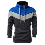Sudaderas Hombre 2019 Autumn Winter Men Sweatshirt Slim Fit Hooded Hoodies Sport Suit Patchwork Fleece Tracksuit Chandal Hombre