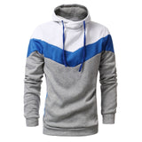 Sudaderas Hombre 2019 Autumn Winter Men Sweatshirt Slim Fit Hooded Hoodies Sport Suit Patchwork Fleece Tracksuit Chandal Hombre