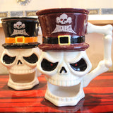 Skeleton skull mug fashion mark cup
