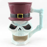 Skeleton skull mug fashion mark cup