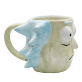 Creative 3D Cartoon Character Crazy Scientist Rick And Morty Coffee Mug